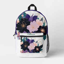 Celestial Bloom Bedruckter Rucksack