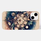 "Celestial Bloom - Mystic Floral Moon Art" Case-Mate iPhone Hülle (Rückseite (Horizontal))