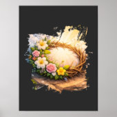 Celestial Blooming Crown of Thorns 3D Papercut Poster (Vorne)