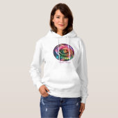 Celestial Blossom: Alien Rose Hoodie (Vorne ganz)