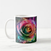 Celestial Blossom: Alien Rose Klassische Tasse, 32 Kaffeetasse (Links)