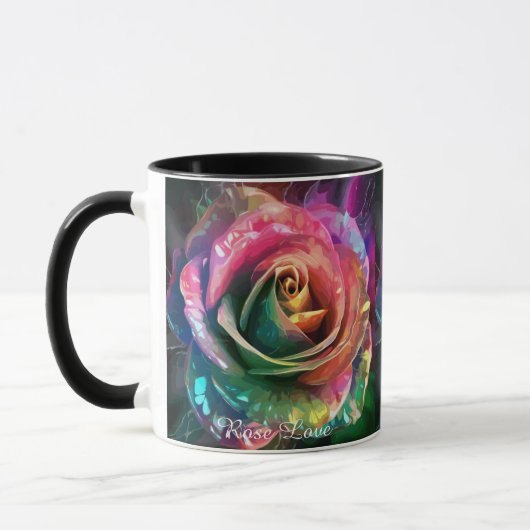 Celestial Blossom: Alien Rose Klassische Tasse, 32 Tasse (Links)