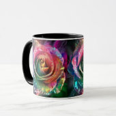 Celestial Blossom: Alien Rose Klassische Tasse, 32 Tasse (Vorderseite Links)