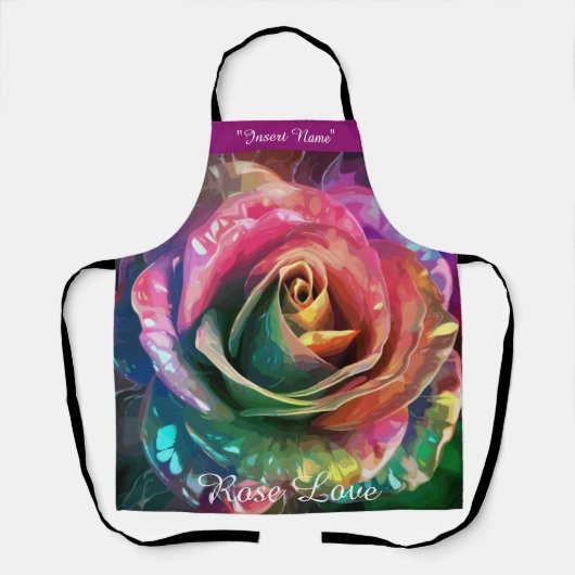 Celestial Blossom: Alien Rose Schürze (Vorderseite)