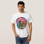 Celestial Blossom: Alien Rose T-Shirt (Vorne ganz)