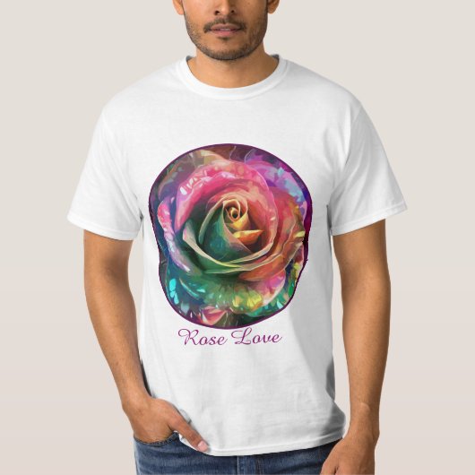 Celestial Blossom: Alien Rose T-Shirt (Vorderseite)