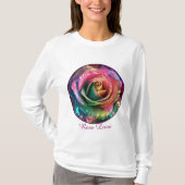 Celestial Blossom: Alien Rose T-Shirt (Vorderseite)