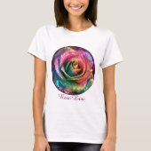Celestial Blossom: Alien Rose T-Shirt (Vorderseite)