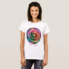 Celestial Blossom: Alien Rose T-Shirt