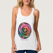 Celestial Blossom: Alien Rose Tank Top (Vorderseite)