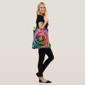 Celestial Blossom: Alien Rose Tasche (Am Model)
