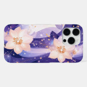 Celestial Blossom Symphony iPhone Hülle (Rückseite (Horizontal))