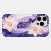 Celestial Blossom Symphony iPhone Hülle (Rückseite (Horizontal))