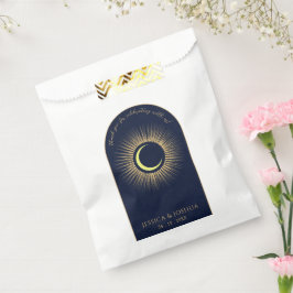 Celestial Blue Arch Mystical Sun Moon Geschenktütchen