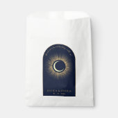 Celestial Blue Arch Mystical Sun Moon Geschenktütchen (Vorderseite)