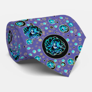 Celestial Blue auf Royal Blue Krawatte
