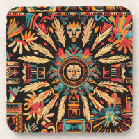 Celestial Blue "Aztec Dream" Untersetzer Set