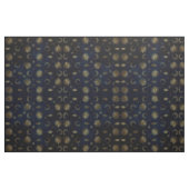 Celestial Blue Gold Sun Moon Stars Stoff (Yard (91,4 cm))