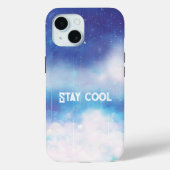 Celestial Blue Nebula iPhone Case (Rückseite)