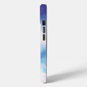 Celestial Blue Nebula iPhone Case (Rückseite / Links)