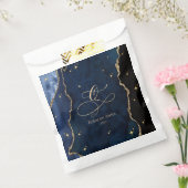 Celestial Blue Quinceanera Midnight Stars Moon Geschenktütchen (Versiegelt)