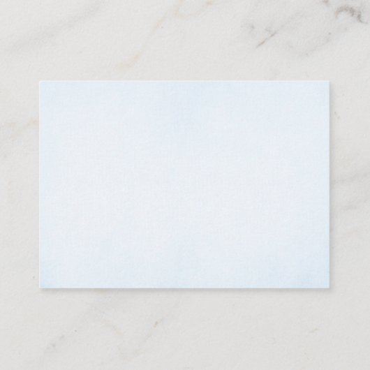 Celestial Blue Star Diaper Raffle Baby Dusche Begleitkarte (Rückseite)