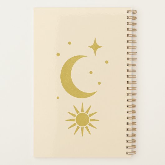 Celestial Blush Planner Planer (Rückseite)