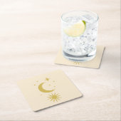 Celestial Blush Rechteckiger Pappuntersetzer (Vor Ort)