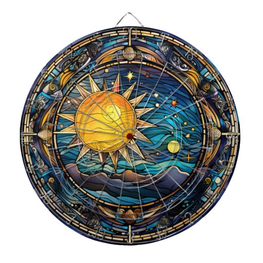 Celestial Bodies Dartboard Dartscheibe (vorne)