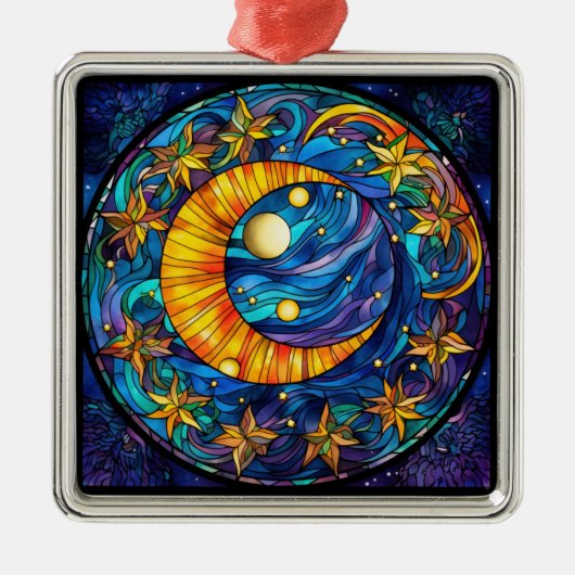 Celestial Bodies Ornament Aus Metall (Vorne)