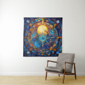 Celestial Bodies Tapestry Wandteppich (Beispiel)