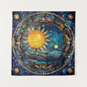 Celestial Bodies Tapestry Wandteppich (Vorderseite)