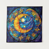 Celestial Bodies Tapestry Wandteppich (Vorderseite)