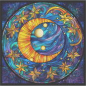 Celestial Bodies Vinyl Sticker (Vorderseite)