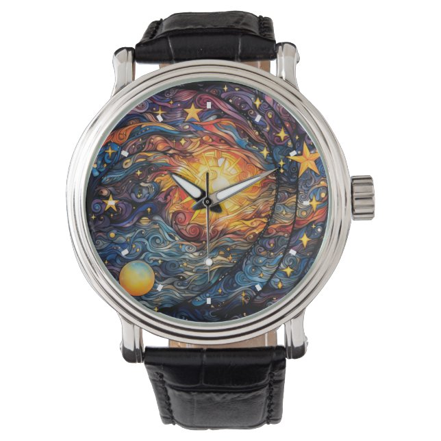 Celestial Bodies Watch Armbanduhr (Vorderseite)