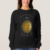 Celestial Body Boho Sun Moon Astronomy Universe As Sweatshirt (Vorderseite)