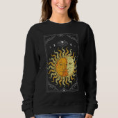 Celestial Body Boho Sun Moon Astronomy Universe As Sweatshirt (Vorderseite)