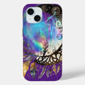 Celestial Bohemisch Spiritual Iphone 15 Phone Case (Rückseite)