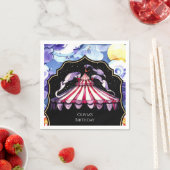 Celestial Boho Circus Geburtstag Serviette (Beispiel)