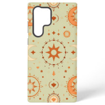 Celestial Boho Samsung Case | Mystic Sun & Moon