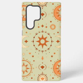 Celestial Boho Samsung Case | Mystic Sun & Moon Samsung Galaxy Hülle