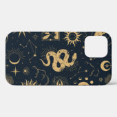 Celestial boho seamless pattern  Case-Mate iPhone hülle (Rückseite (Horizontal))