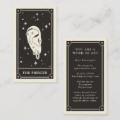 Celestial Boho Tarot Piercer Visitenkarte (Vorne/Hinten)