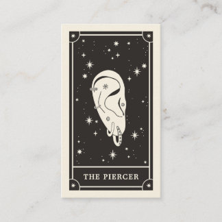 Celestial Boho Tarot Piercer Visitenkarte