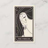 Celestial Boho Tarot Piercing Visitenkarte (Vorderseite)