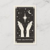 Celestial Boho Tarot Wedding Danke Card Begleitkarte (Vorderseite)