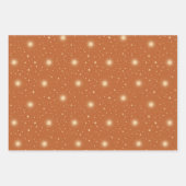 Celestial Boho Terracotta Gold Sun Moon Trendy Geschenkpapier Set (Vorderseite 3)