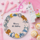 Celestial boho Tiere Geburtstag Pappteller (Party)