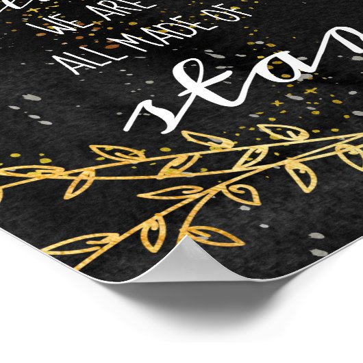 Celestial Boho Wedding Welcome Sign Poster (Ecke)