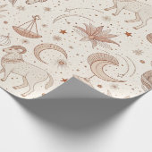 Celestial Botanical Pattern (1) Geschenkpapier (Ecke)